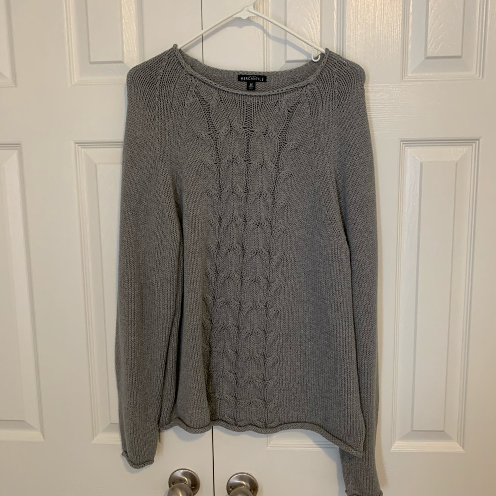 🦋 Gray Sweater